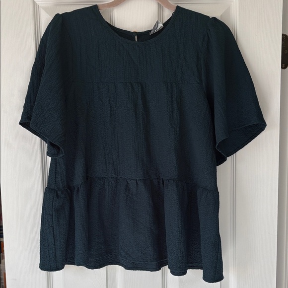 ARULA Tops - ARULA Dark Green Women's Blouse